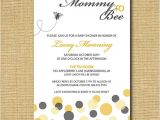 Mommy to Bee Baby Shower Invitations Mommy to Bee Printable Baby Shower Invitation
