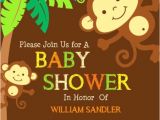 Monkey Baby Shower Invitations Templates Free Free Printable Monkey Baby Shower Invitations