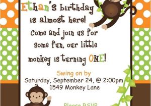 Monkey Invites First Birthday Best 25 Monkey Invitations Ideas On Pinterest Monkey