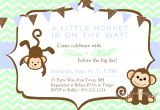 Monkey themed Baby Shower Invitations Printable Baby Shower Invitations Free Printable Baby Shower Monkey
