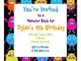 Monster Birthday Invitation Template Cute Monster Birthday Party Invitation Templates Zazzle Com