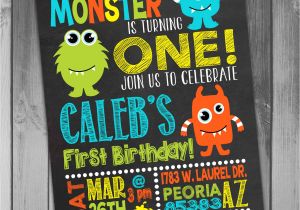Monster Birthday Invitation Template Monster Birthday Invitation Little Monster Invitation Monster
