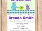 Monster Inc Baby Shower Invites Mini Monsters Inc Baby Shower Invitation by