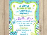 Monster Inc Baby Shower Invites Monsters Inc Baby Shower Invitation Diy by Poppypaper Pany