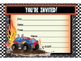 Monster Truck Birthday Invitations Party City Awesome Monster Truck Birthday Invitations Ideas Free