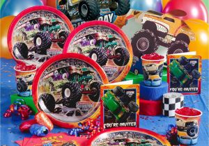 Monster Truck Birthday Invitations Party City Monster Jam Party Supplies Possibly Noah 39 S 3d Birthday
