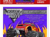 Monster Truck Birthday Invitations Party City Monster Truck Party Mommas