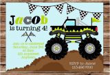 Monster Truck Party Invitations Free Free Printable Monster Truck Birthday Invitations Free