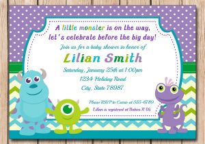 Monsters Inc Baby Shower Invites Kitchen & Dining