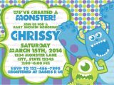 Monsters Inc Baby Shower Invites Monster Inc Baby Shower Invitations