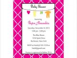 Moroccan Baby Shower Invitations Baby Shower Invitation Moroccan Clothesline Invitation