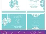 Moroccan Party Invitations Templates Moroccan Wedding Invitation Set by Blackleafdesign On Etsy