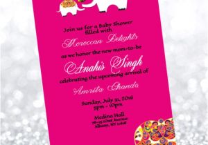 Moroccan Style Baby Shower Invitations Moroccan Baby Shower Invitation