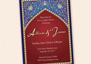 Moroccan themed Baby Shower Invitations Moroccan themed Bridal Shower Invitation