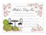 Mother S Day Tea Party Invitation Wording Tea In the Garden 5×7 Paper Invitation Card