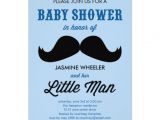 Moustache Baby Shower Invitations Little Moustache Baby Shower Invitations