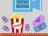Movie Night Party Invitation Template Free Free Printables Printable Movie Night Invite