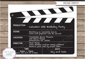 Movie Night Party Invitation Template Free Movie Invitation Template Movie Night Birthday Party