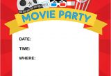 Movie Party Invitations Free Printable How to Throw A Fun Backyard Movie Party