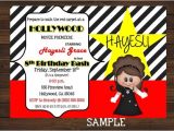 Movie Premiere Party Invitations Movie Night Birthday Invitation Hollywood Premiere Birthday