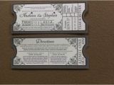 Movie themed Wedding Invites Movie theme Invitation Suite A Blessing In Disguise