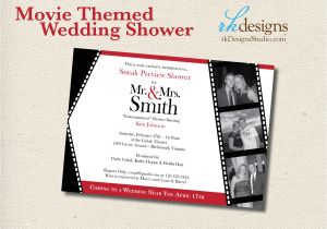 Movie themed Wedding Invites Movie themed Wedding Shower Invitation Digital File