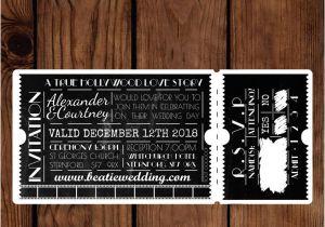 Movie Ticket Wedding Invitation Template 59 Party Invitations Download Downloadcloud