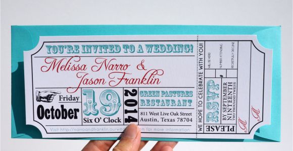 Movie Ticket Wedding Invitation Template Movie Ticket Wedding Invitation