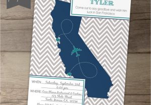 Moving Away Party Invitations Going Away Party Invitations Invites Single State by