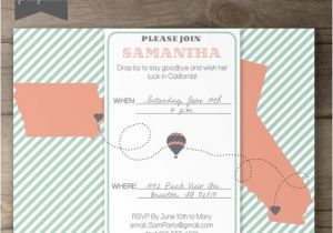 Moving Away Party Invitations Moving Going Away Party Invitations Invites by Greylein