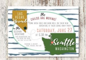 Moving Out Party Invitations Moving Out Of State Custom Going Away Party Invitation