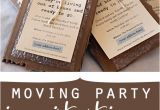 Moving Out Party Invitations Moving Party
