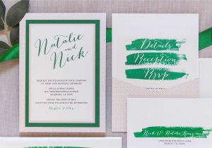 Multi Color Wedding Invitations Multi Color Wedding Invitations Unique 5×7 Green and