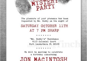 Murder Mystery Party Invitations Free Printable Clue Birthday Invitation Murder Mystery Party Customizable