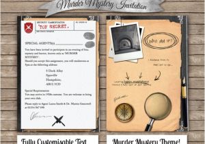 Murder Mystery Party Invitations Free Printable Diy Murder Mystery Invitation Printandparty