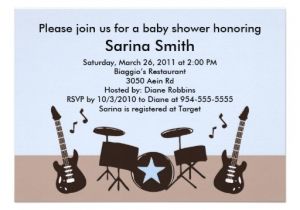 Music themed Birthday Party Invitations Musical theme Baby Shower Ideas Free Printable Baby
