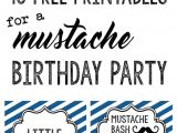 Mustache Birthday Party Printables Mustache Party 10 Free Printables Paper Trail Design