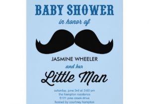 Mustache Invitations for Baby Shower Little Moustache Baby Shower Invitations