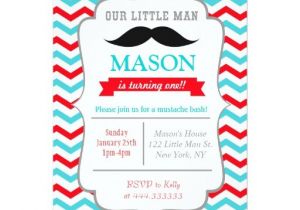 Mustache Invitations for First Birthday Mustache Little Man Birthday Party Invitations