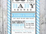 Mustache themed Baby Shower Invitations Little Man Mustache Baby Shower Invitation Digital
