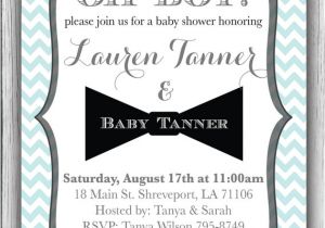 Mustache themed Baby Shower Invitations Mustache and Bow Tie Baby Shower Invitations