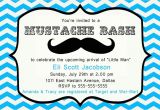 Mustache themed Baby Shower Invitations Mustache Baby Shower Invitations Templates