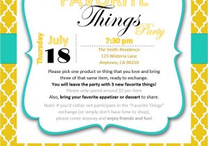 My Favorite Things Party Invitation Money Hip Mamas How to Host A My Favorite Things Party
