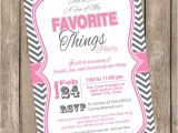 My Favorite Things Party Invitation Unavailable Listing On Etsy