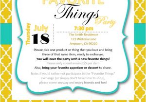 My Favorite Things Party Invitation Wording Money Hip Mamas How to Host A My Favorite Things Party