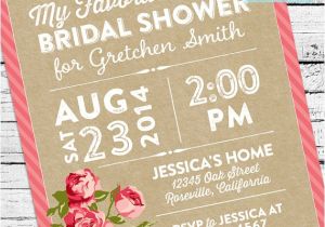 My Favorite Things Party Invitation Wording My Favorite Things Bridal Shower Invitation