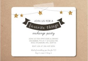 My Favorite Things Party Invitation Wording Pinwheel Note Card Set by Oliveandstar On Etsy