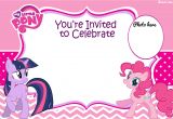 My Little Pony Birthday Invitation Template Free Printable My Little Pony Birthday Invitation Template