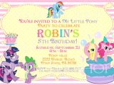 My Little Pony Printable Birthday Invitations Free Printable Pony Party Invitation