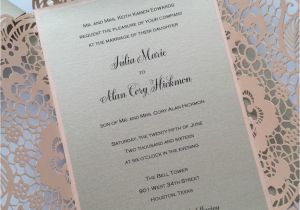 My Wedding Com Invitations Laser Cut Wedding Invitations